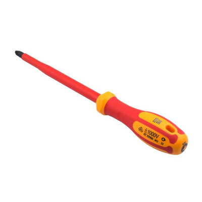 RS PRO Phillips Insulated Screwdriver, PH3 Tip, 150mm Blade, VDE/1000V, 270mm Overall