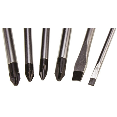 Bahco Phillips; Pozidriv; Slotted Screwdriver Set, 6-Piece