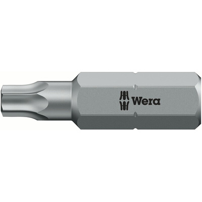 Wera Torx Torx Driver Bit, 35 mm Tip