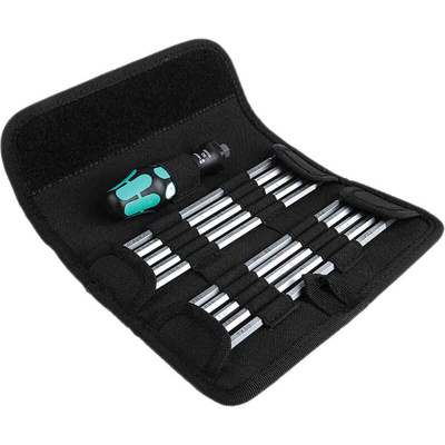 Wera Hexagon; Phillips; Pozidriv; Slotted; Torx Interchangeable Screwdriver Set, 11-Piece