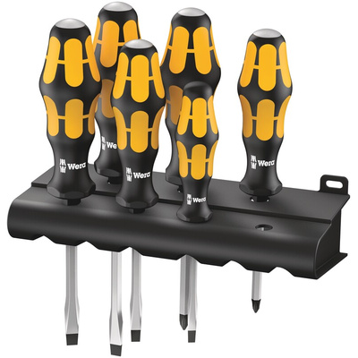 Wera Pozidriv; Slotted Screwdriver Set, 6-Piece