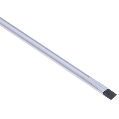 RS PRO Slotted Screwdriver, 3 mm Tip, 100 mm Blade, 155 mm Overall
