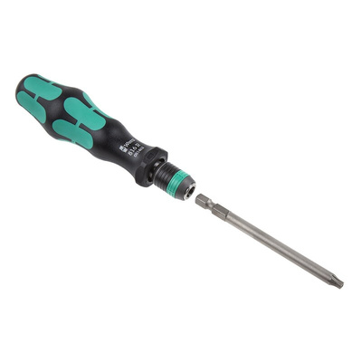 Wera Hexagon; Slotted; Pozidriv; Phillips; Torx; Torx BO Interchangeable Screwdriver Set, 17-Piece