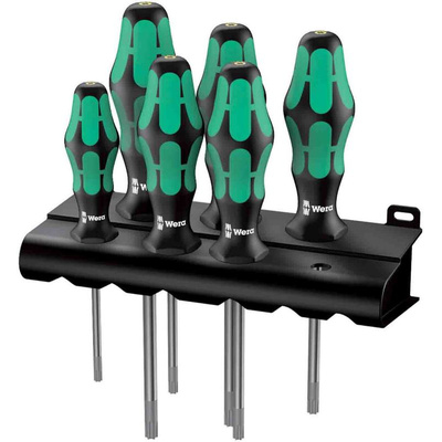 Wera Kraftform Plus 300 Torx Screwdriver Set, 6-Piece