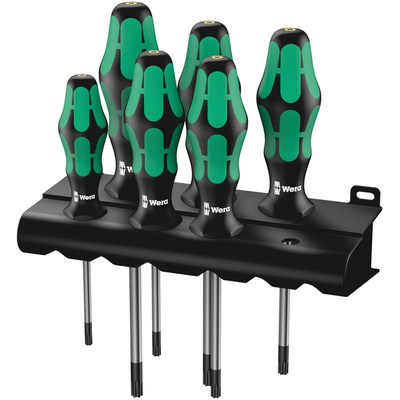 Wera Kraftform Plus 300 Torx Screwdriver Set, 6-Piece
