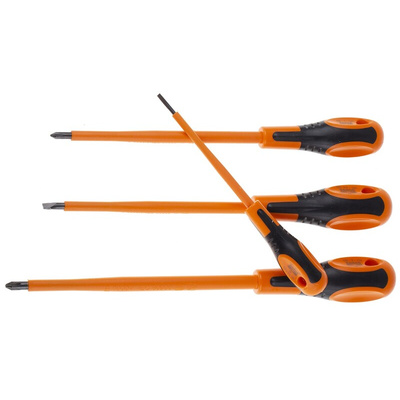 Bahco Phillips; Slotted Insulated Screwdriver Set, 6-Piece