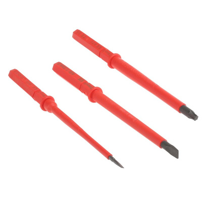 Wera Hexagon; Phillips; Pozidriv; Slotted Interchangeable Insulated Screwdriver Set, 17-Piece