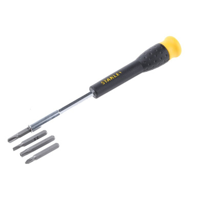 Stanley Hexagon; Phillips; Pozidriv; Slotted; Square; Tamperproof Torx; Torx; Triwing Interchangeable Precision