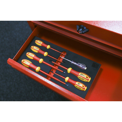 RS PRO Phillips; Slotted Insulated Screwdriver Set, 7-Piece