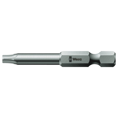 Wera Torx Screwdriver Bit, T40 Tip, 50 mm Overall