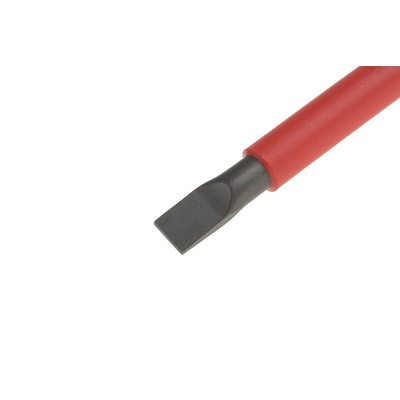 Wera Slotted Insulated Screwdriver Blade, 5.5 x 1 mm Tip, 154 mm Blade, VDE/1000V, 154 mm Overall