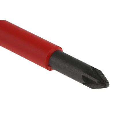 Wera Pozidriv Insulated Screwdriver Blade, PZ1 Tip, 154 mm Blade, VDE/1000V, 154 mm Overall