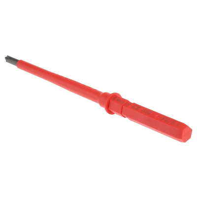 Wera Pozidriv Insulated Screwdriver Blade, PZ1 Tip, 154 mm Blade, VDE/1000V, 154 mm Overall