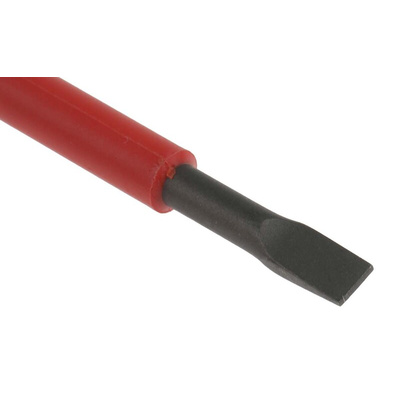Wera Slotted Insulated Screwdriver Blade, 3.5 x 0.6 mm Tip, 154 mm Blade, VDE/1000V, 154 mm Overall