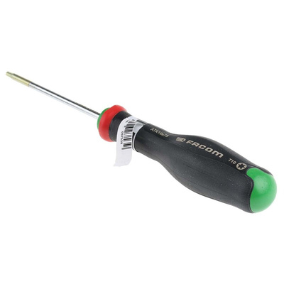 Facom Torx Screwdriver, T10 Tip, 75 mm Blade, 184 mm Overall