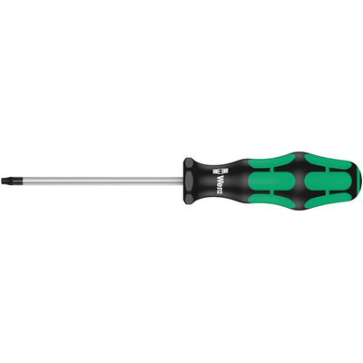 Wera Tamperproof Torx Screwdriver, T20 Tip, 100 mm Blade