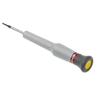 Facom Slotted Precision Screwdriver, 1.5 mm Tip, 35 mm Blade, 117 mm Overall