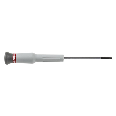 Facom Slotted Precision Screwdriver, 3 mm Tip, 75 mm Blade, 168 mm Overall