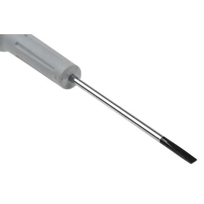 Facom Slotted Precision Screwdriver, 3 mm Tip, 75 mm Blade, 168 mm Overall