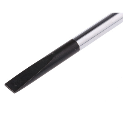 Facom Slotted Screwdriver, 4 mm Tip, 75 mm Blade, 168 mm Overall