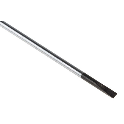 Facom Slotted Precision Screwdriver, 2.5 mm Tip, 75 mm Blade, 157 mm Overall