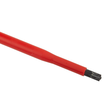 RS PRO Pozidriv Insulated Screwdriver, PZ2 Tip, 80 mm Blade, VDE/1000V, 190 mm Overall