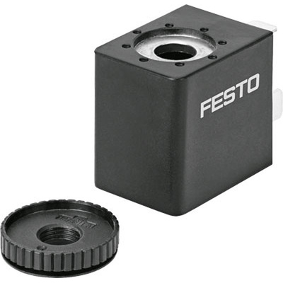 Festo 24V dc Replacement Solenoid Coil, Compatible With VSNC, VUVS