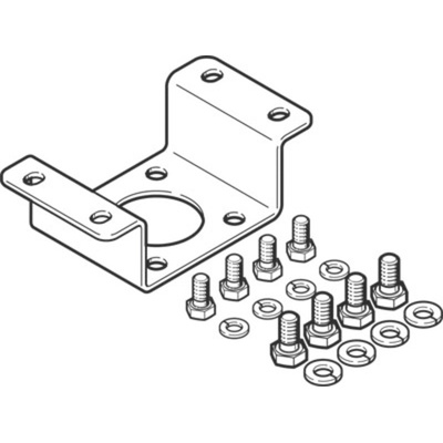 Festo DARQ Series Adapter, For Use With Mounting Sensor Boxes On Quarter Turn Actuators