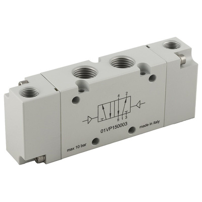 RS PRO 3/2 Normally Closed Pneumatic Control Valve - Pneumatic G 1/4