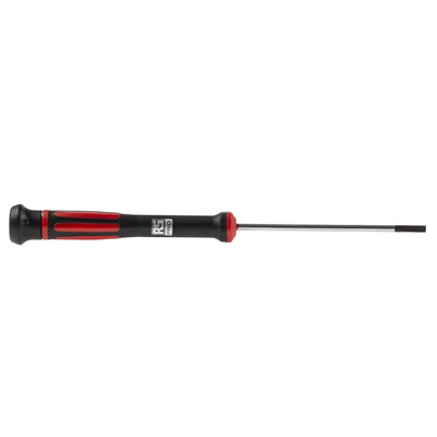 RS PRO Slotted Precision Screwdriver, 3.0 mm Tip, 80 mm Blade
