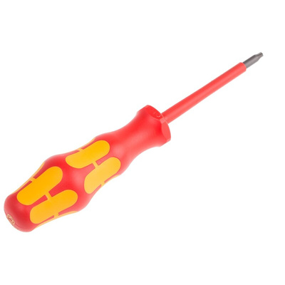 Wera Torx Insulated Screwdriver, T15 Tip, 80 mm Blade, VDE/1000V, 178 mm Overall