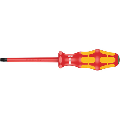 Wera Torx Insulated Screwdriver, T30 Tip, 100 mm Blade, VDE/1000V, 205 mm Overall