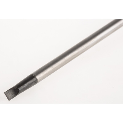Bahco Slotted Screwdriver, 2.5 x 0.4 mm Tip, 75 mm Blade, 197 mm Overall