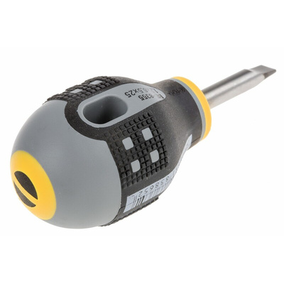 Bahco Slotted Screwdriver, 6.5 x 1.2 mm Tip, 25 mm Blade, 83 mm Overall