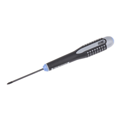 Bahco Pozidriv Screwdriver, PZ0 Tip, 60 mm Blade, 182 mm Overall