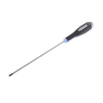 Bahco Pozidriv Screwdriver, PZ1 Tip, 200 mm Blade, 322 mm Overall