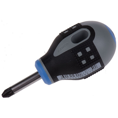Bahco Pozidriv Screwdriver, PZ2 Tip, 25 mm Blade, 83 mm Overall