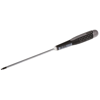 Bahco Ball End Hexagon Screwdriver, 2 mm Tip, 100 mm Blade, 222 mm Overall