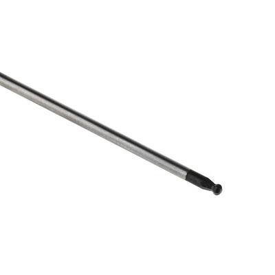 Bahco Ball End Hexagon Screwdriver, 2.5 mm Tip, 100 mm Blade, 222 mm Overall