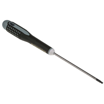 Bahco Ball End Hexagon Screwdriver, 3 mm Tip, 100 mm Blade, 222 mm Overall
