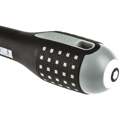 Bahco Ball End Hexagon Screwdriver, 5 mm Tip, 100 mm Blade, 222 mm Overall