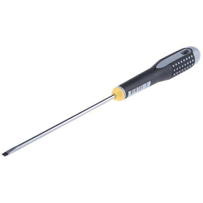 Bahco Slotted Screwdriver, 3.5 x 0.6 mm Tip, 125 mm Blade, 247 mm Overall