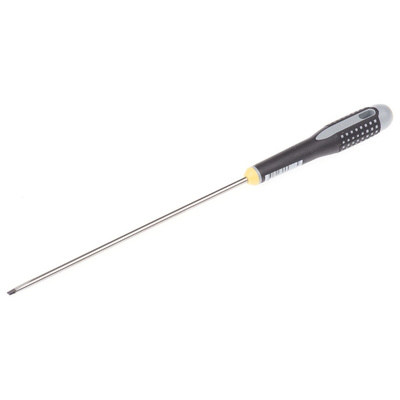 Bahco Slotted Screwdriver, 4 x 0.8 mm Tip, 175 mm Blade, 297 mm Overall
