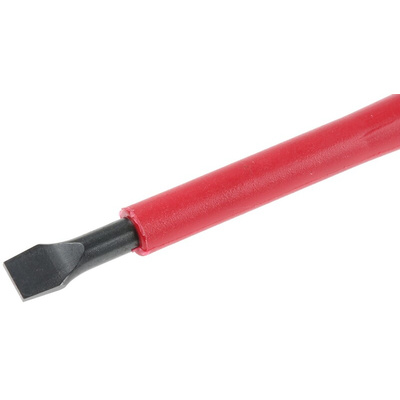 Bahco Slotted Screwdriver, 5.5 x 1 mm Tip, 125 mm Blade, VDE/1000V, 247 mm Overall