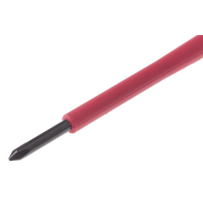 Bahco Phillips Screwdriver, PH0 Tip, 75 mm Blade, VDE/1000V, 197 mm Overall