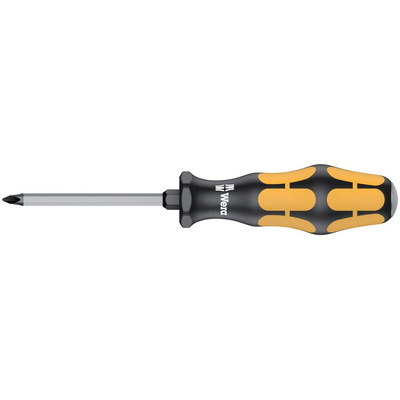 Wera Phillips Screwdriver, PH1 Tip, 90 mm Blade
