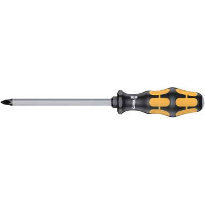 Wera Pozidriv Screwdriver, PZ3 Tip, 150 mm Blade