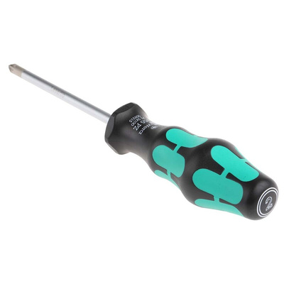 Wera Pozidriv Screwdriver, PZ2 Tip, 100 mm Blade