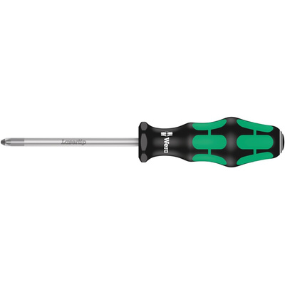 Wera Pozidriv Screwdriver, PZ2 Tip, 100 mm Blade