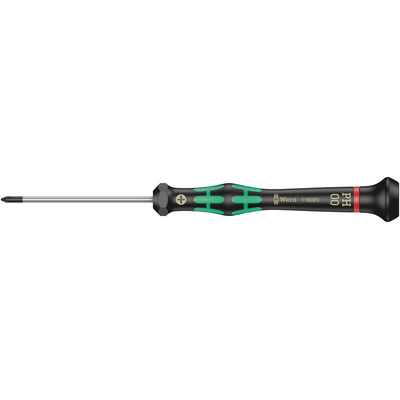 Wera Phillips Precision Screwdriver, PH00 Tip, 60 mm Blade